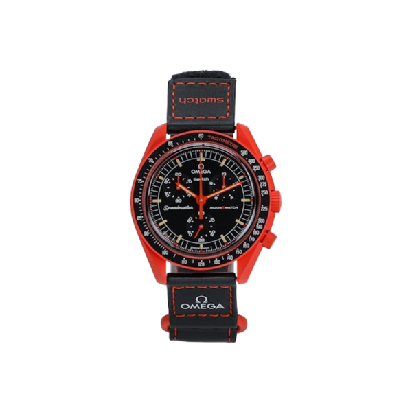 Swatch x Omega Bioceramic Moonswatch Mission On Earth Lava