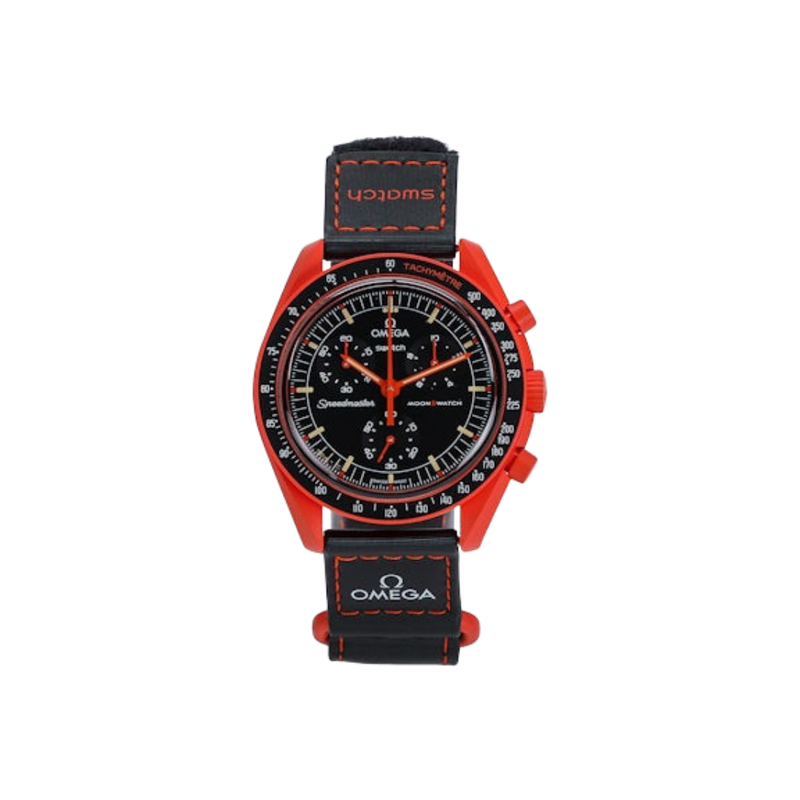 Swatch x Omega Bioceramic Moonswatch Mission On Earth Lava